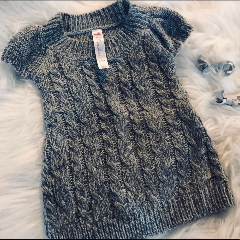 Grey Sweater dress 12 months